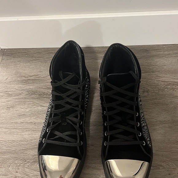 Mens Louis Leeman crystal sneakers - Picture 2 of 5